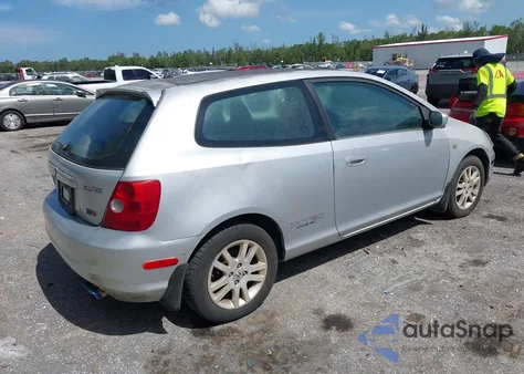 2002 Honda Civic Si из США, поврежденный, VIN SHHEP33572U301975